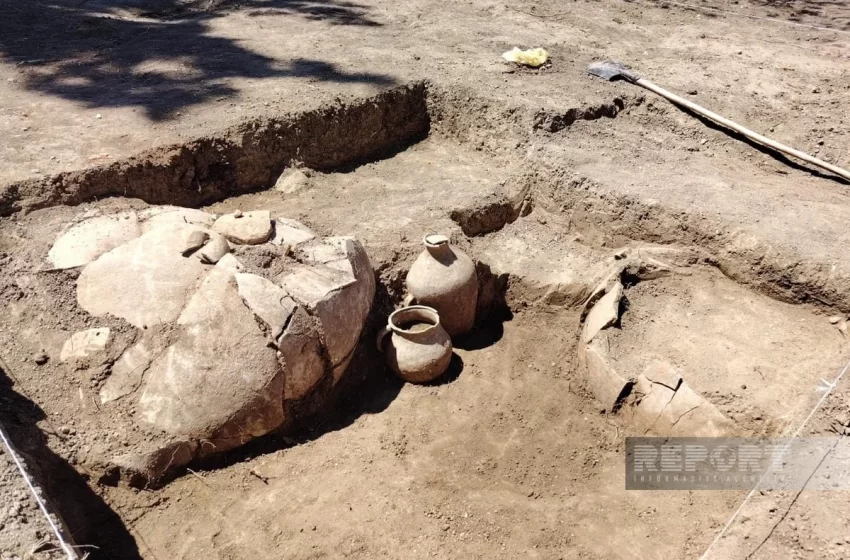  Cəlilabadda park tikintisi zamanı qədim əşyalar tapılan ərazi nəzarətə götürülüb